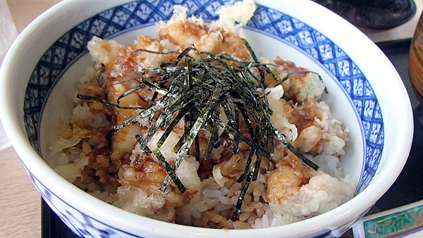 蛸の天ぷら丼